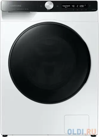 Стиральная машина samsung ww80ag6l28be/ld белый, фотография 1