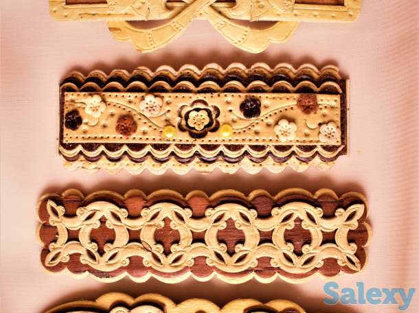 Заколки для волос из бересты, фотография 5