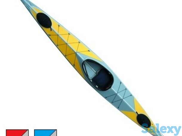 Байдарка каркасно надувная тритон вектор 1 серая/красная, фотография 1