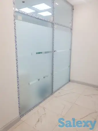 Офисные перегородки, перила, тонировка и ролл шторы, фотография 7