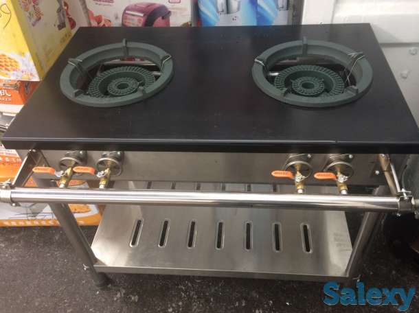 Газовая плита промышленная на 2 конфорки., фотография 1
