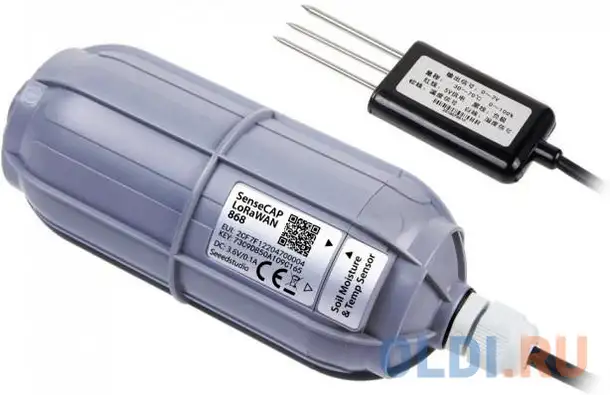 101990564 sensecap wireless soil moisture and temperature sensor - lorawan eu868mhz, фотография 1