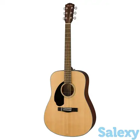 Акустическая гитара fender cd-60s natural, фотография 1