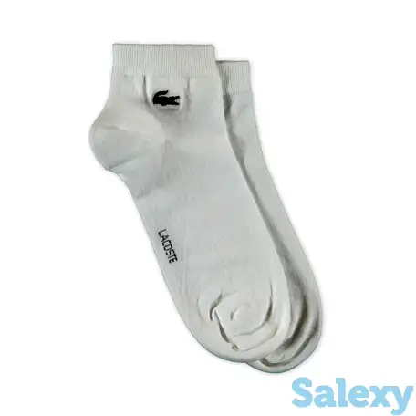 Короткие спортивные носки lacoste unisex, фотография 1