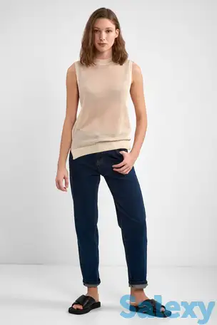 Джинсы прямые чуть зауженные книзу vassa&co, фотография 1