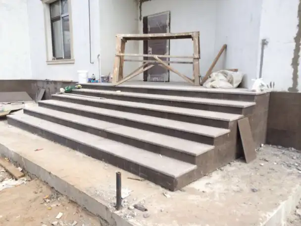 Проектируем лестницу в дом. Монтаж  из мрамора, гранита, травертина. Внутренние и наружные. Замер - бесплатно, фотография 6