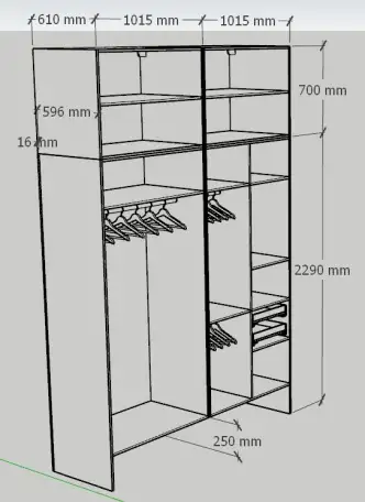 Разработка мебели в программе SketchUp, фотография 2