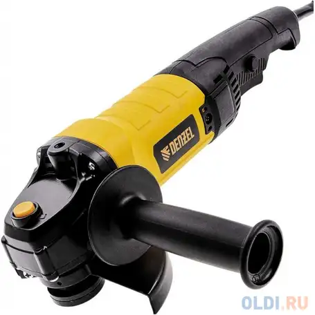 Углошлифовальная машина denzel agh125-1200a 125 мм 1200 вт, фотография 1