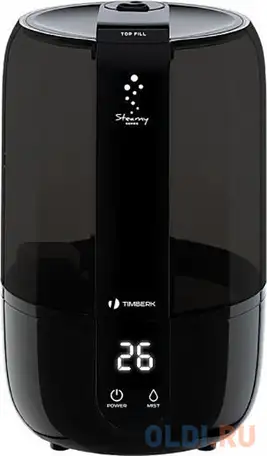 Увлажнитель воздуха timberk thu ul 37 e (e1) чёрный, фотография 1