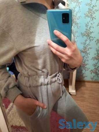 Женский серый комбинезон в отличном состоянии. Новый, фотография 1