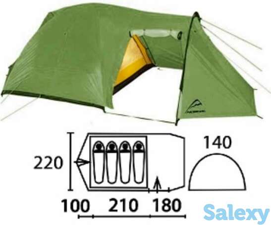 Палатка нормал нева 4 хаки, фотография 1