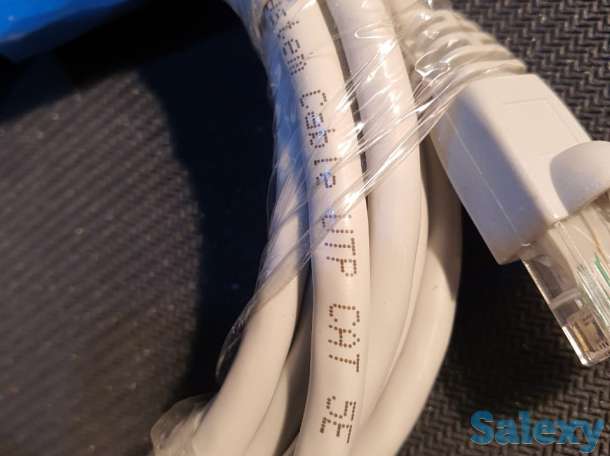LAN Кабель UTP, CAT 5e 4Pairs 24 AWG шнур, провод усиленный 3 метра, фотография 1
