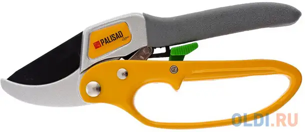 Секатор с наковальней, 200 мм,алюминиевый литой, с храповым механизмом luxe// palisad, фотография 1