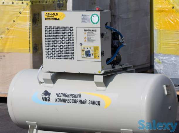 Компрессор винтовой ДЭН-7,5Ш-Р (500л) «Оптим»с частотным приводом, фотография 1