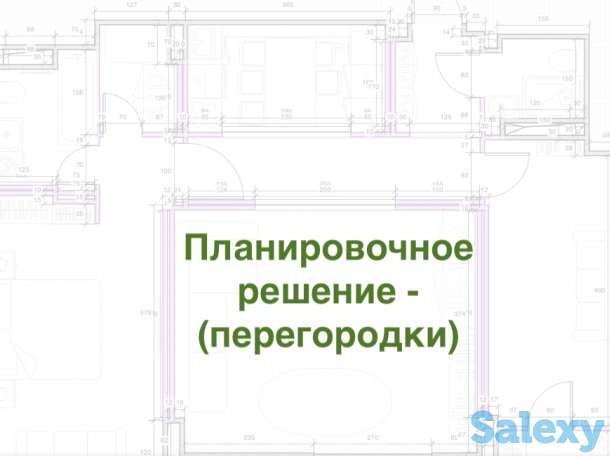 Планировочное решение, 2Д, 3Д визуализация интерьера, тех.задание рабочим, фотография 4