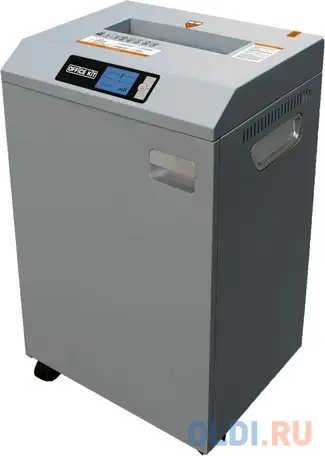 Шредер office kit s600 3,9 серый (секр.р-2) ленты 40лист. 60лтр. скрепки, фотография 1