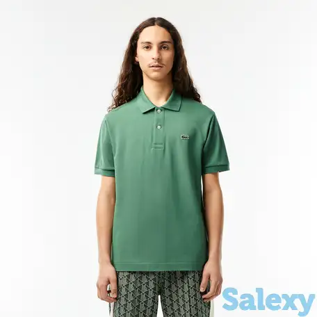 Мужское поло lacoste l1212 classic fit, фотография 1