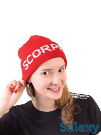 Шапка scorpena вязаная красная, фотография 2
