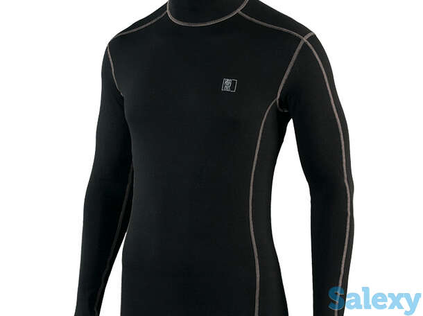 Термобелье майка сивера вуйма с воротником мужская черная, фотография 1