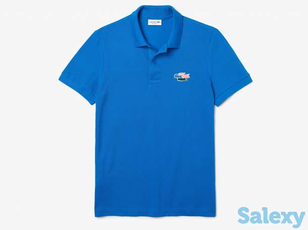 Мужская рубашка поло lacoste regular fit crocodiles из органического хлопка, фотография 5