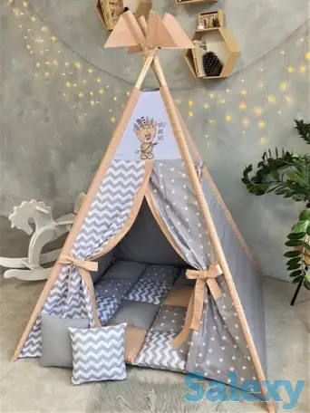 Детский  игровой домик палатка, фотография 1