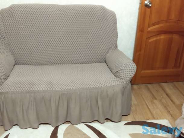 Два дивана и кресло б/у.Пр-во Беларусь.Чехлы отдельно пр-во Турция. ., фотография 3