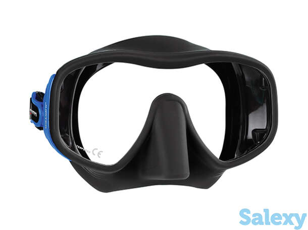 Маска для плавания mares jupiter, для широких лиц - ц.обт.белый, ц.р.бело-красный, фотография 1