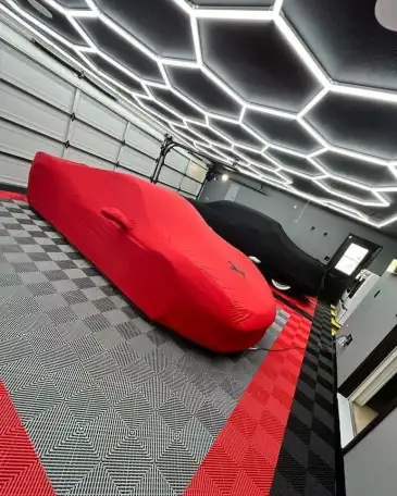 Освещения в виде сот модульное для гаража, фотография 2