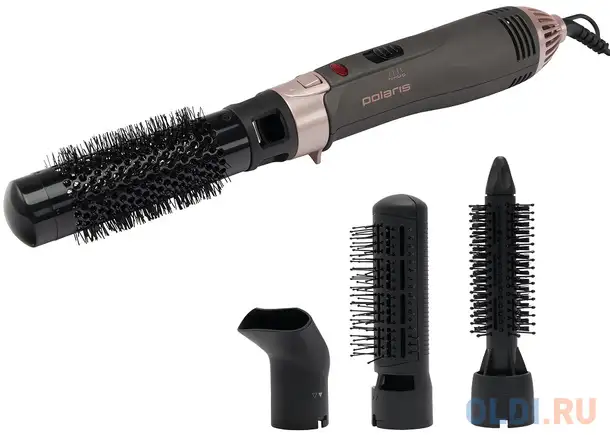 Фен-расческа polaris phs 1204i 1200вт розовый маренго, фотография 1