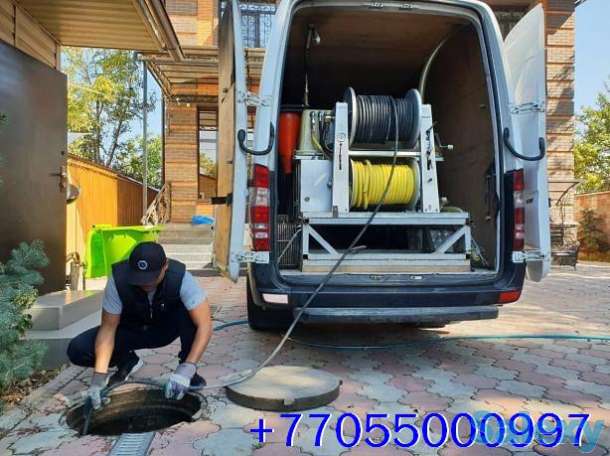 Прочистка, пробивка, промывка канализации, труб, колодцев., фотография 1
