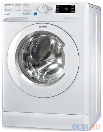 Стиральная машина indesit bwe 81282 l b белый, фотография 1