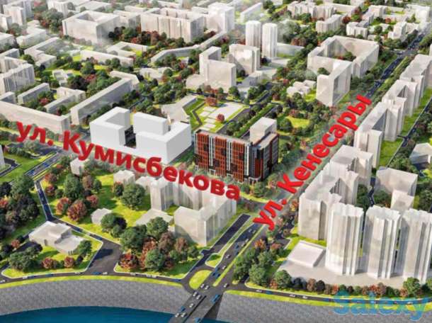 Полноценная трешка в ЖК ЖЕРУЙЫК, Кенесары  3А, фотография 4