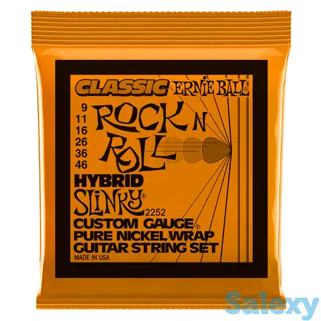 Струны для электрогитары ernie ball hybrid slinky p02252, фотография 1