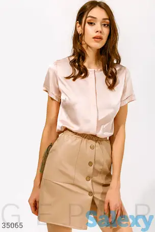 Блуза из струящейся ткани, фотография 1