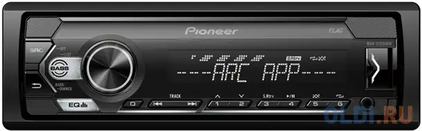 Автомагнитола pioneer mvh-s120ubw 1din 4x50вт, фотография 1