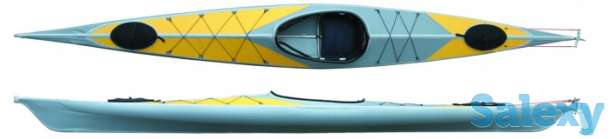 Байдарка каркасно надувная тритон вектор 1 серая/красная, фотография 2