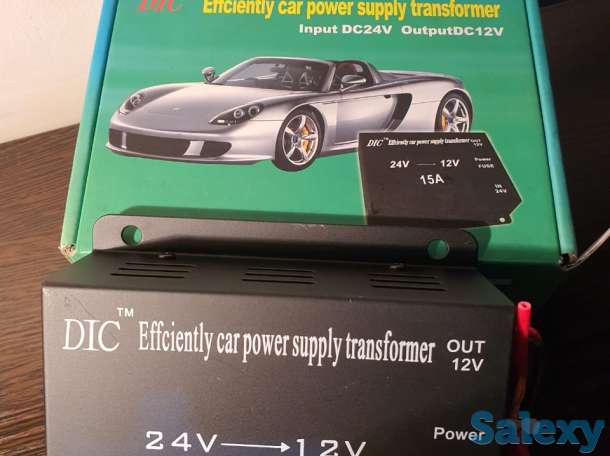 Преобразователь напряжения 10А инвертор 24->12V преобразователь авто, фотография 2