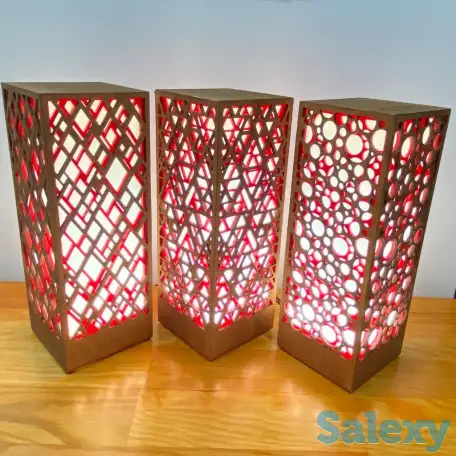 Красный Интерьерный светильник - ночник, фотография 11