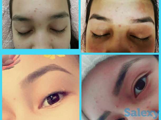 Коррекция,покраска бровей и чистка лица (нитками ), фотография 1