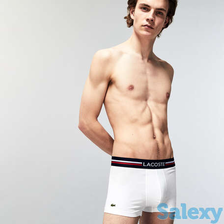 Мужское нижнее бельё lacoste 3 разноцветные пары, фотография 1