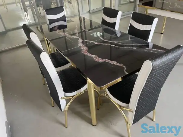 Кухонный комплект стол и 6 стульев. Производство Турция, фотография 3