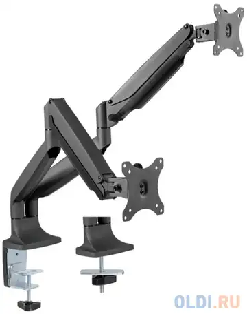Кронштейн для 2 мониторов onkron/ 13-32'' газлифт макс 100*100 наклон -90?/+90?,, фотография 1