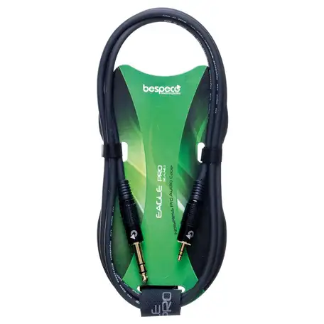 Кабель jack-minijack 3 м bespeco eagle pro easms300, фотография 1