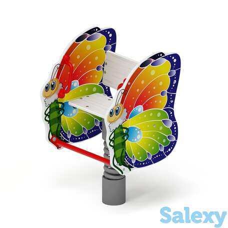 Качалка на пружине бабочка ио 22.01.01-01, фотография 1