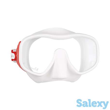 Маска для плавания mares juno, для взрослых - ц.обт.белый, ц.р.бело-красный, фотография 2