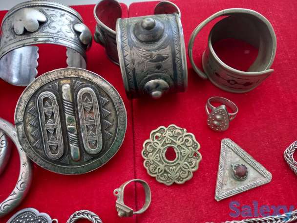 продам антикварные национальные украшения. серебро., фотография 4