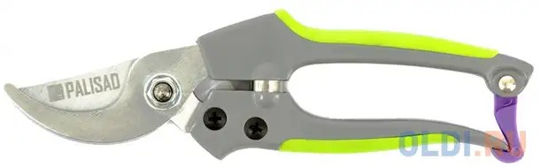 Секатор прямого реза, 180 мм, металлические обрезиненные рукоятки// palisad, фотография 1