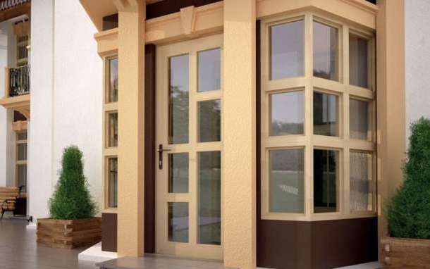 Входные двери и входные группы из металлопластика, фотография 1