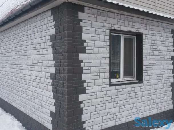 Обшивка домов сайдинг, фасадная панель, кровля крыш проф лист, черепиц, фотография 2