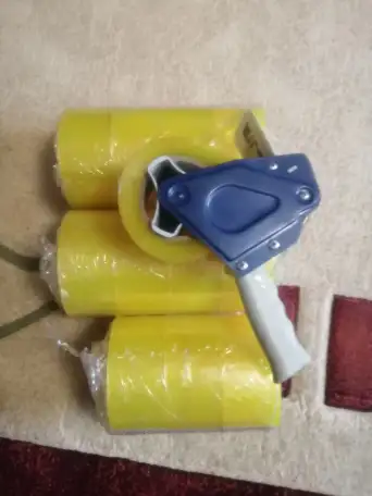 Продам скотч упаковочный 12штх60мм. С диспенсером., фотография 1